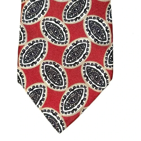 ROBERT TALBOTT Studio Silk 58” x 3.5” Hand Sewn Necktie Designer Paisley - Picture 2 of 9